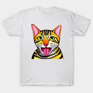 Funny Cat Face T-Shirt